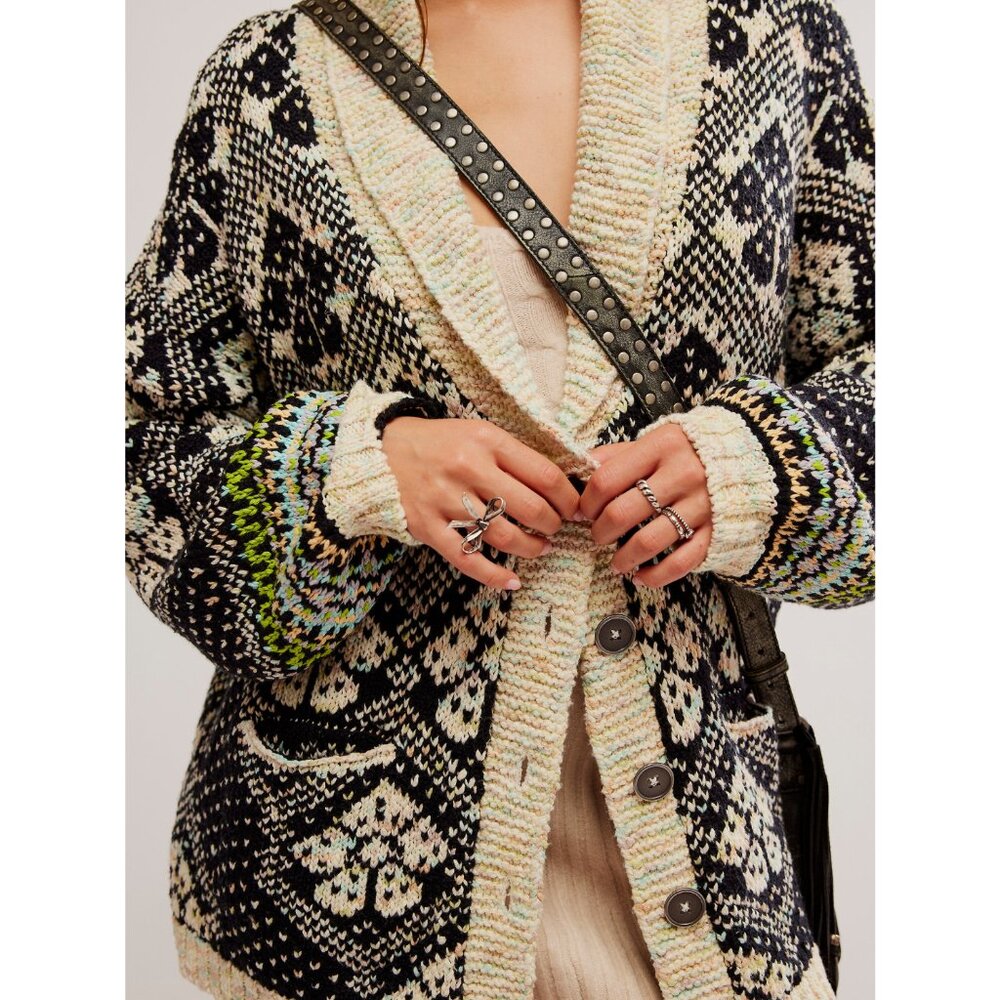 Free People Multicolor Patterned Cardigan - Picture 2 of 8